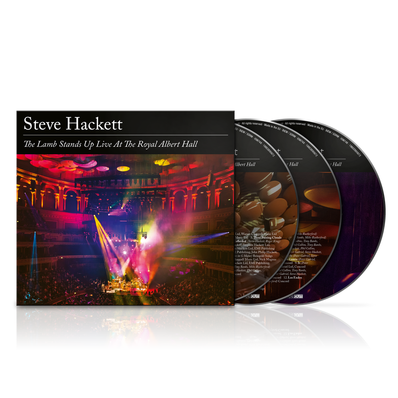 Steve Hackett - The Lamb Stands Up Live At The Royal Albert Hall (Special Edition 2CD+Blu-ray Digipak in Slipcase) InsideOut Music Germany 0IO02820