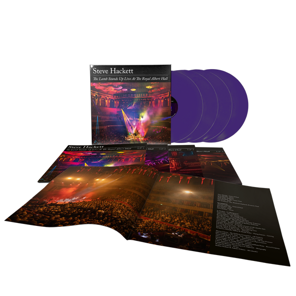Steve Hackett - The Lamb Stands Up Live At The Royal Albert Hall (Ltd. Deluxe lilac 4LP & LP-Booklet Box Set) InsideOut Music Germany  0IO02822