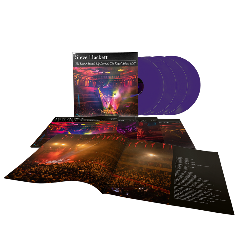 Steve Hackett - The Lamb Stands Up Live At The Royal Albert Hall (Ltd. Deluxe lilac 4LP & LP-Booklet Box Set) InsideOut Music Germany 0IO02822
