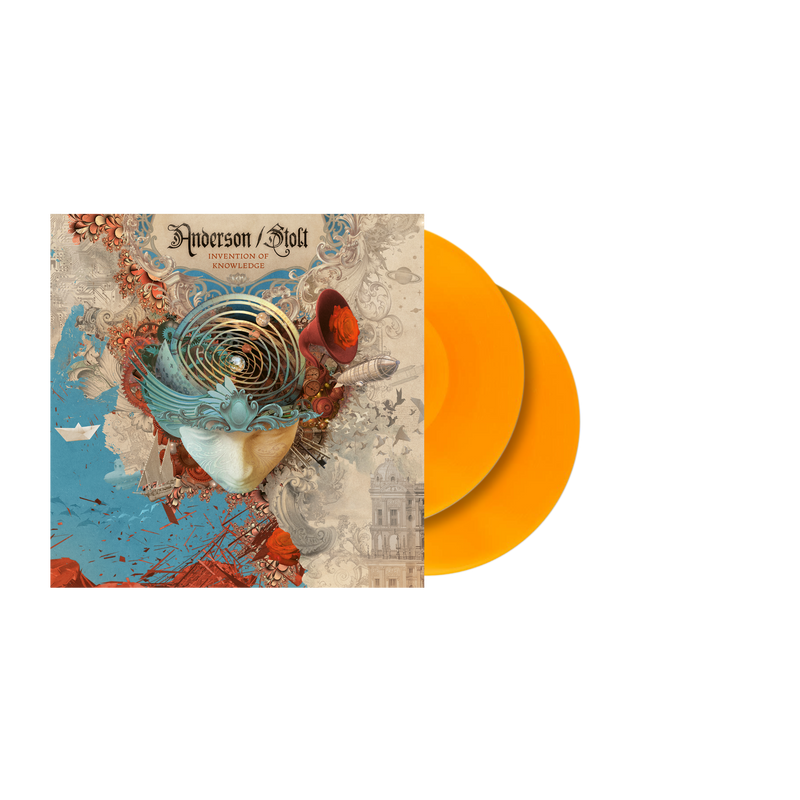 Anderson/Stolt - Invention of Knowledge (2023 Remix) (Gatefold transp. orange 2LP & LP-Booklet) InsideOut Music Germany 0IO02594