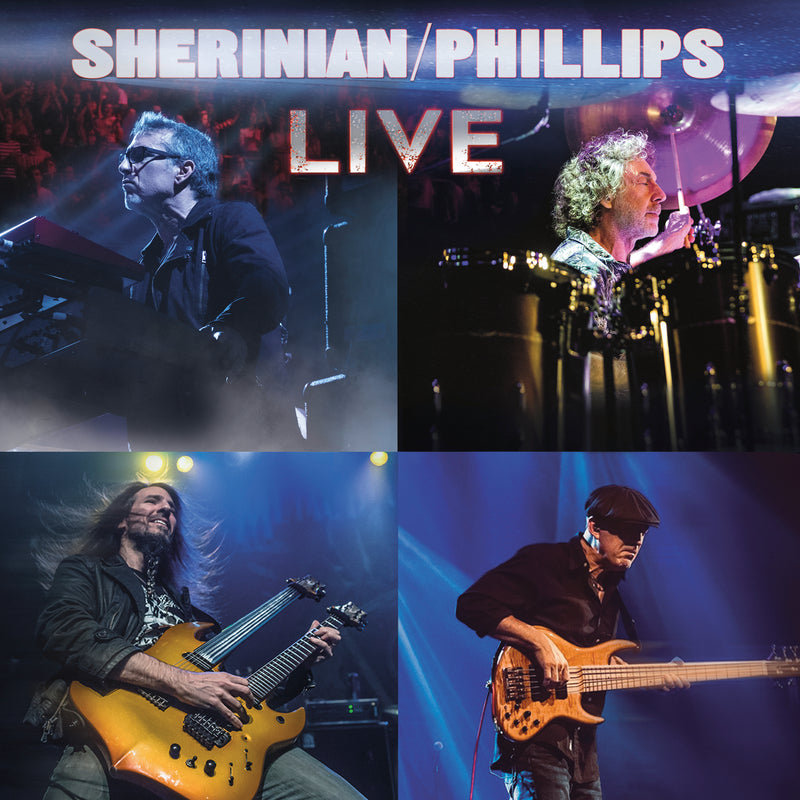 Derek Sherinian/Simon Phillips - SHERINIAN/PHILLIPS LIVE (black LP)