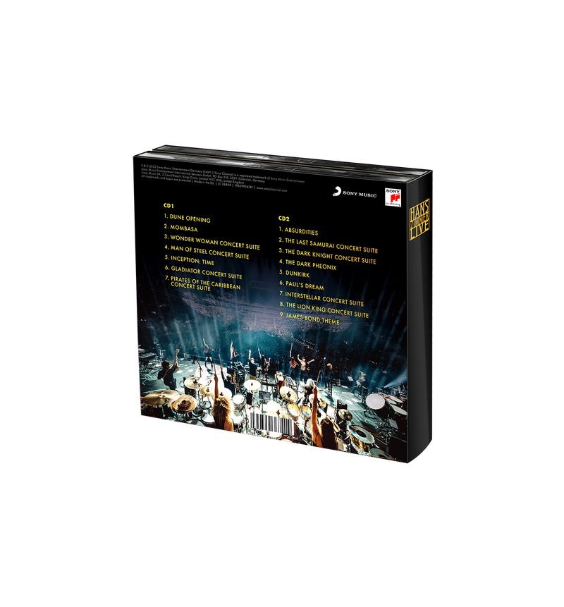 Hans Zimmer - LIVE (2 CD Digipak) InsideOut Music Germany 0SME-00156