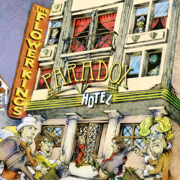 The Flower Kings - Paradox Hotel (Re-issue 2023) (Ltd. Gatefold orange 3LP+2CD & LP-Booklet) InsideOut Music Germany  0IO02563