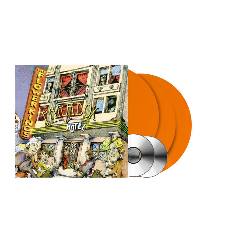 The Flower Kings - Paradox Hotel (Re-issue 2023) (Ltd. Gatefold orange 3LP+2CD & LP-Booklet) InsideOut Music Germany 0IO02563