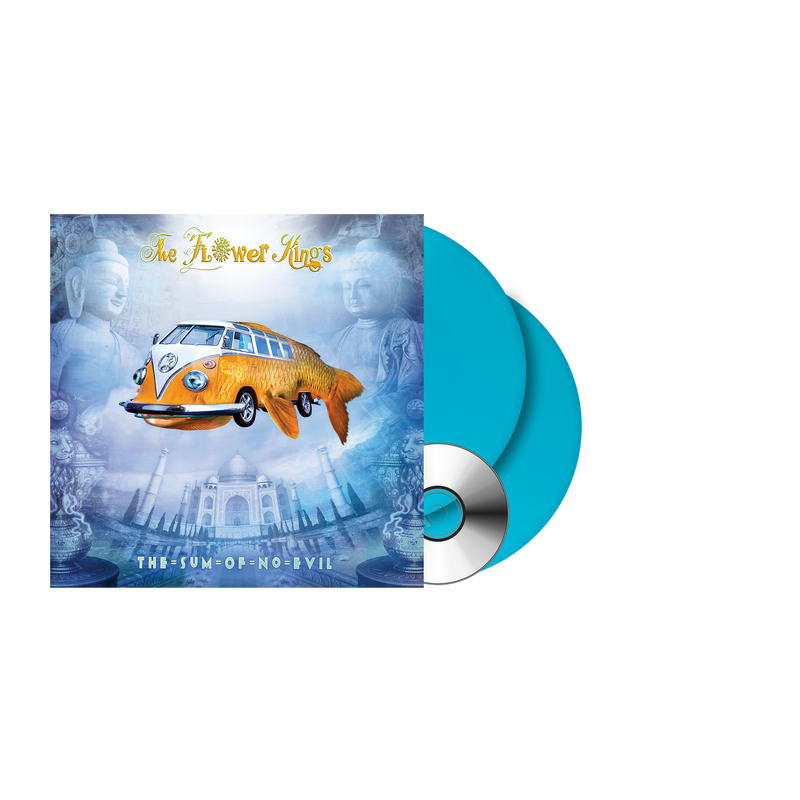 The Flower Kings - The Sum Of No Evil (Re-issue 2023) (Ltd. Gatefold transp. light blue 2LP+CD & LP-Booklet) InsideOut Music Germany 0IO02592