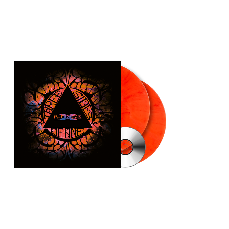 King's X - Three Sides of One (Ltd. Deluxe Gatefold transp. orange-red marbled 2LP+CD)