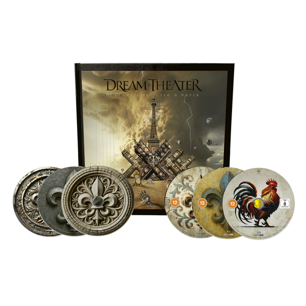 Dream Theater - Quarantième: Live à Paris (Ltd. Deluxe 3CD+3Blu-ray Artbook InsideOut Music Germany  0IO02850