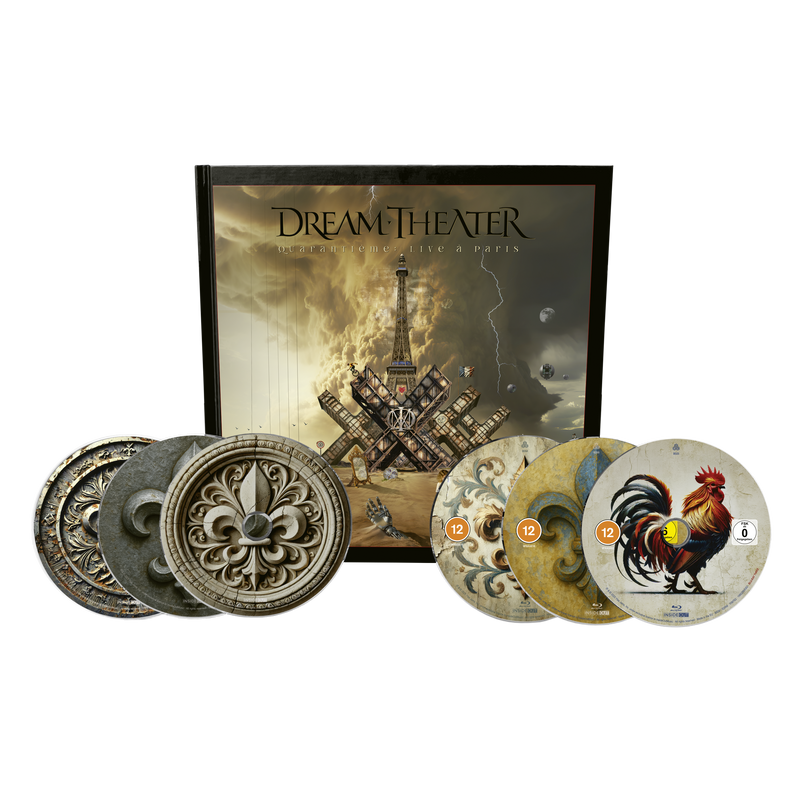 Dream Theater - Quarantième: Live à Paris (Ltd. Deluxe 3CD+3Blu-ray Artbook InsideOut Music Germany 0IO02850