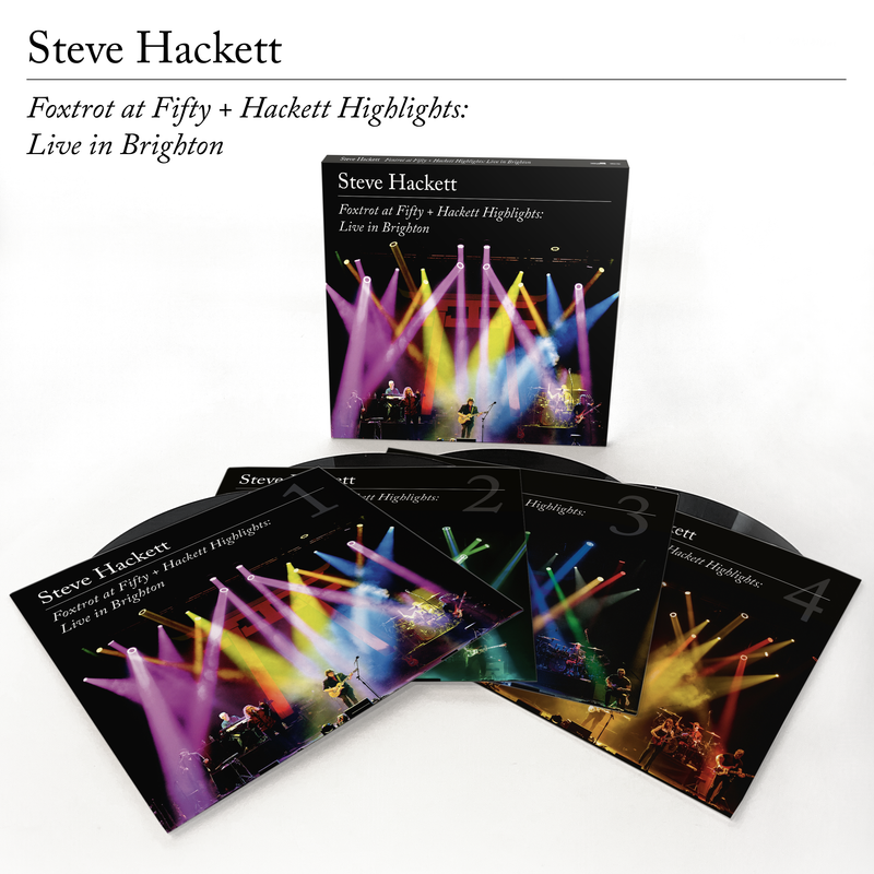 Steve Hackett - Foxtrot at Fifty + Hackett Highlights: Live in Brighton (Ltd. black 4LP Edition) InsideOut Music Germany 0IO02608