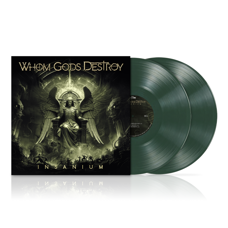 Whom Gods Destroy - Insanium (Ltd. Gatefold dark green 2LP & LP-Booklet)