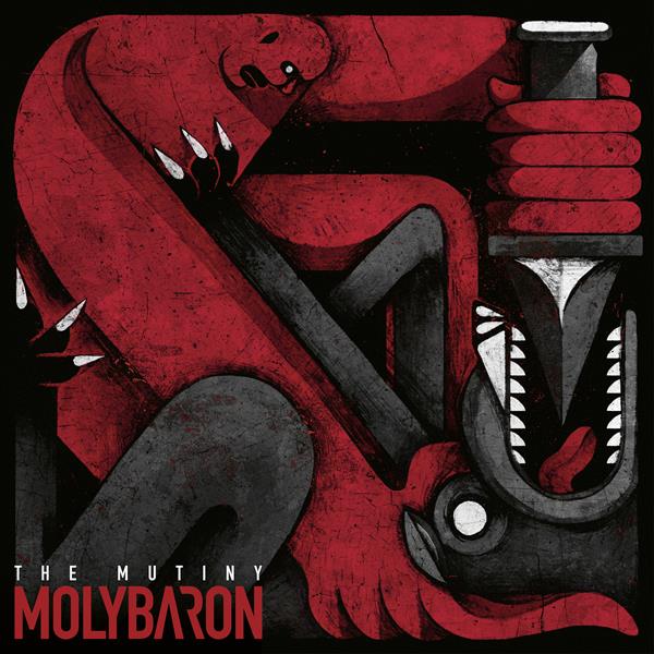 MOLYBARON - The Mutiny (transp. red-black marbled LP)