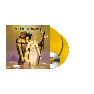 The Flower Kings - Adam & Eve (Re-issue 2023) (Ltd. Gatefold transp. sun yellow 2LP+CD & LP-Booklet) InsideOut Music Germany 0IO02525