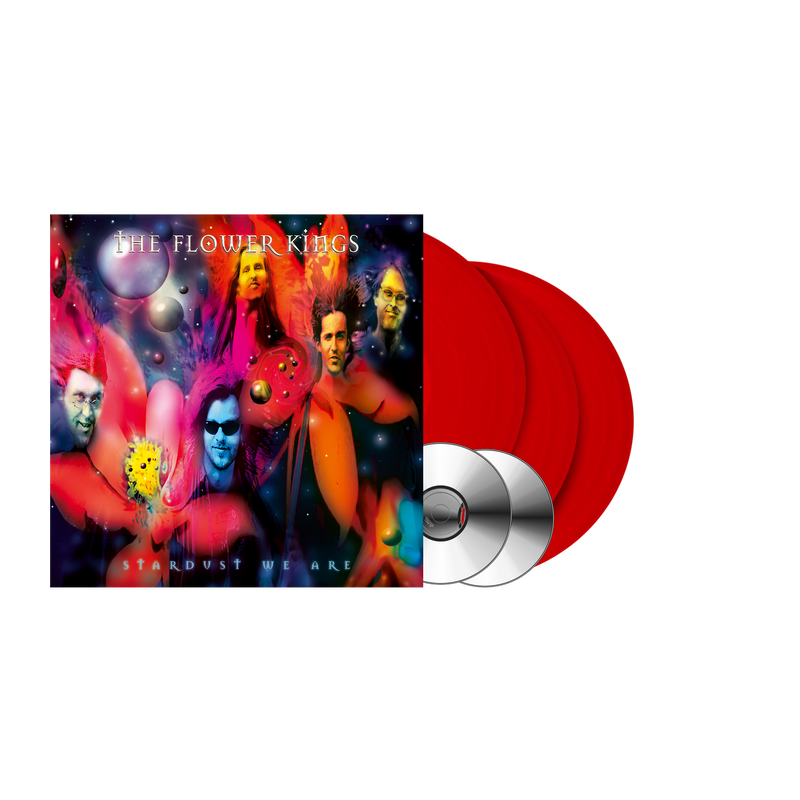 The Flower Kings - Stardust We Are (Re-issue 2022) (Gatefold transp. red 3LP+2CD & LP-Booklet)